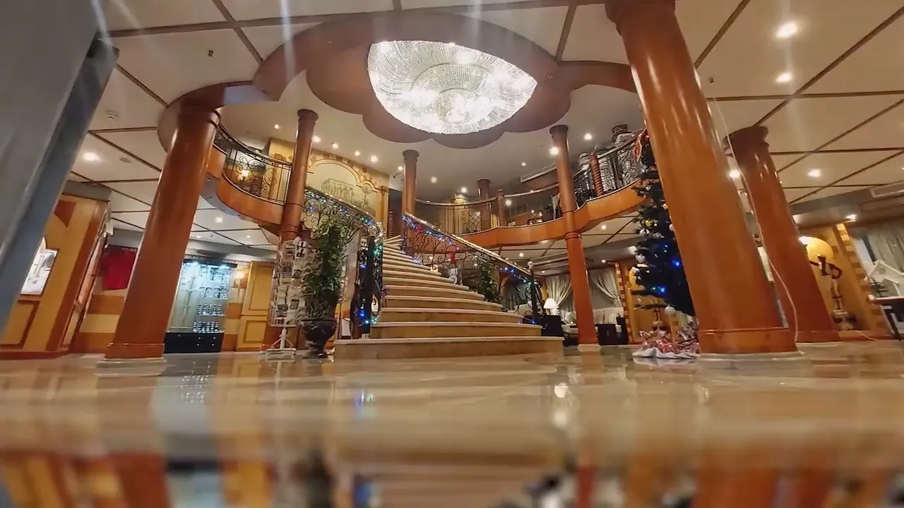 Lobby of the MS Emilio Nile Cruise Nile cruise